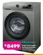Game Hisense 8Kg Front Loader Washing Machine WFQP8012VMT 850007324 offer
