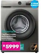 Game Hisense 7Kg Front Loader Washing Machine WFQP7012VMT 850001176 offer