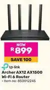 Game Tp-Link archer AX12 AX 1500 Wi-Fi 6 Router 850012245 offer