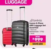 Game Travelwize Icarus 2-Piece ABS Luggage Set Assorted-Per Set offer