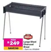 Game Expert Grill Large Steel Charcoal Braai 816844 offer