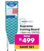 Game Mainstays Supreme Ironing Board offer