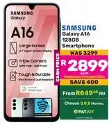 Game Samsung Galaxy A16 128GB Smartphone Incl Vodacom Prepaid Sim offer