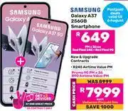Game 2 x Samsung Galaxy A37 256GB Smartphone-On Red Flexi 245 + Red Flexi 90 offer