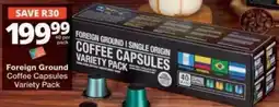 Checkers Foreign Ground Coffee Capsules Variety Pack offer