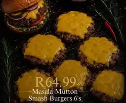 Take 'n Pay Masala Mutton Smash Burgers offer