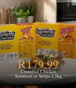 Take 'n Pay Crumbed Chicken Schnitzel or Strips offer