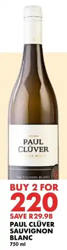 Woolworths Paul clüver sauvignon blanc offer