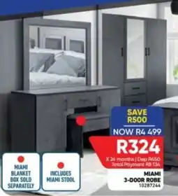 Furnmart Miami 3-door robe offer