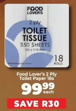 Food Lover's Market Food Lover's 2 Ply Toilet Paper offer