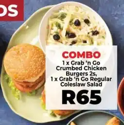 Food Lover's Market Grab 'n Go Crumbed Chicken Burgers offer