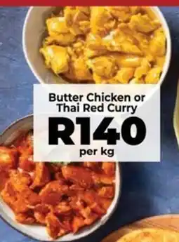Food Lover's Market Butter Chicken or Thai Red Curry offer