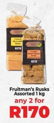 Food Lover's Market Fruitman's Rusks Assorted offer