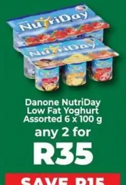 Food Lover's Market Danone NutriDay Low Fat Yoghurt Assorted offer