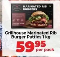 Food Lover's Market Grillhouse Marinated Rib Burger Patties offer