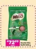 Game Milo - refill offer