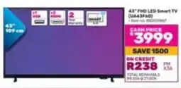 Game Total - 43 fhd led smart tv (ua43f60) offer