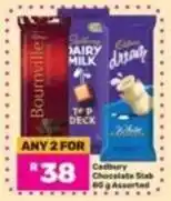 Game Cadbury - chocolate slab offer