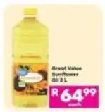 Game Great value - sunflower oil offer