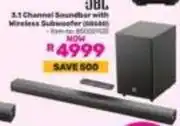 Game Jbl - 3.1 channel soundbar with wireless subwoofer (sb560) offer
