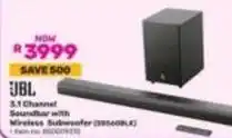 Game Jbl - 3.1 channel soundbar with wireless subwoofer (sbss40blk) offer