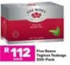 Game Five roses - tagless teabags offer