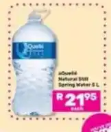 Game Natural still spring water offer