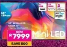 Game Mini - 55 4k led smart tv offer