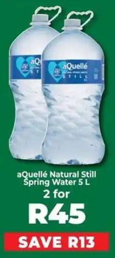 Food Lover's Market aQuellé Natural Still Spring Water offer