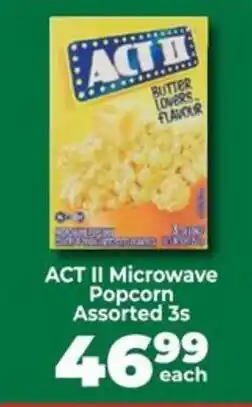 Food Lover's Market ACT II Microwave Popcorn Assorted offer