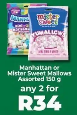 Food Lover's Market Manhattan or Mister Sweet Mallows Assorted offer