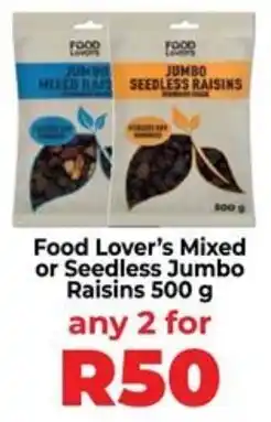 Food Lover's Market Food Lover's Mixed or Seedless Jumbo Raisins offer