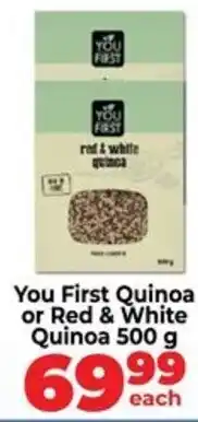 Food Lover's Market You First Quinoa or Red & White Quinoa offer