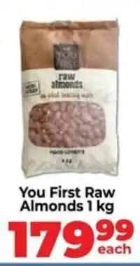 Food Lover's Market You First Raw Almonds offer