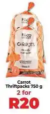Food Lover's Market Lovers+ - carrot thriftpacks offer