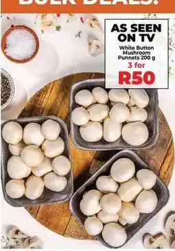 Food Lover's Market White button mushroom punnet offer