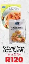 Food Lover's Market Seafood basket or salt & pepper squid offer