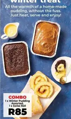 Food Lover's Market Winter pudding assorted, winter swiss roll offer