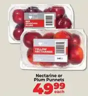 Food Lover's Market Nectarine or plum punnet offer