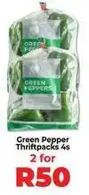 Food Lover's Market Green pepper thriftpacks 4s offer