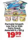 Food Lover's Market Parmalat - smooth low fat or kids dairy snack offer