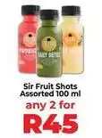 Food Lover's Market Fruit shots offer