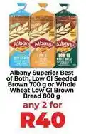 Food Lover's Market Albany - superior best of both, low gi seeded brown or whole wheat low gi brown bread offer