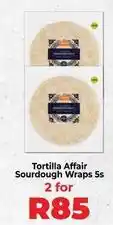 Food Lover's Market Tortilla affair sourdough wraps 5s offer