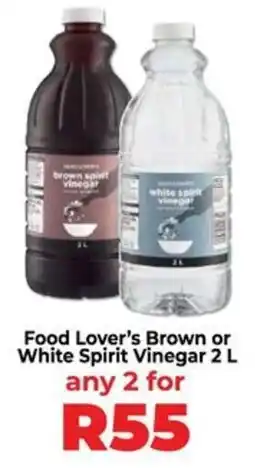 Food Lover's Market Food Lover's Brown or White Spirit Vinegar offer