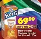MediRite Scott - orange flavoured emulsion cod liver oil 100ml offer