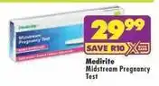 MediRite Midstream pregnancy test offer