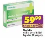 MediRite Herbal stress relief capsules offer
