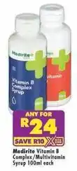 MediRite Vitamin b complex/multivitamin syrup offer