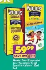 MediRite Great peppermint cure/peppermint cough syrup for children offer